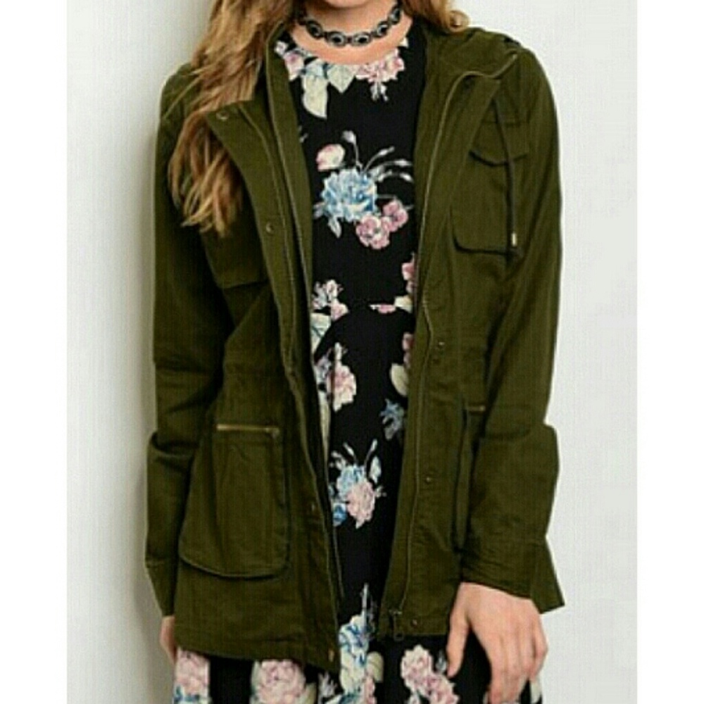 Acemi Hooded Safari Cargo Jacket